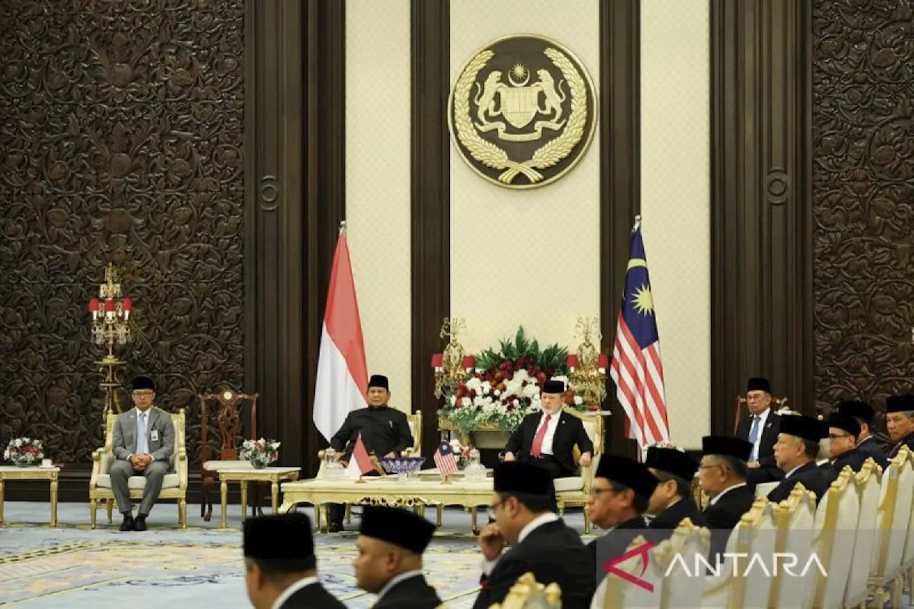 Presiden Prabowo disambut upacara kenegaraan di Istana Negara Malaysia