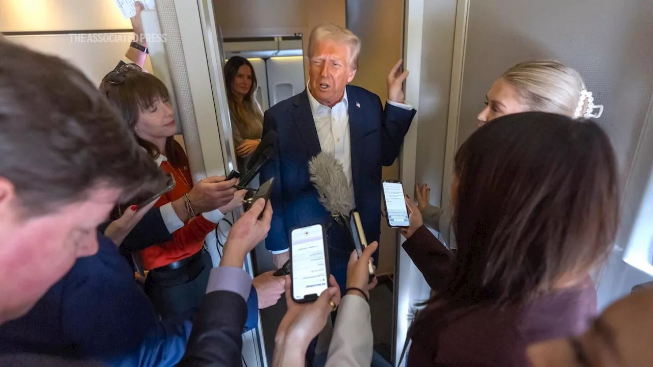 Trump discusses continued desire for Greenland aboard Air Force One