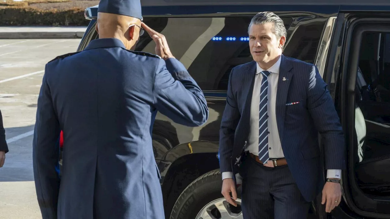 What is expected on Defense Secretary Hegseth's first day at the Pentagon?