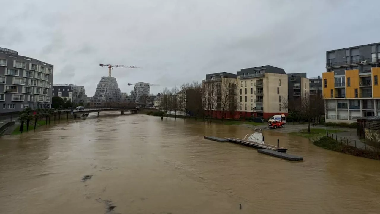 Inondations en Ille-et-Vilaine : Rennes sur le qui-vive face à la tempête Herminia