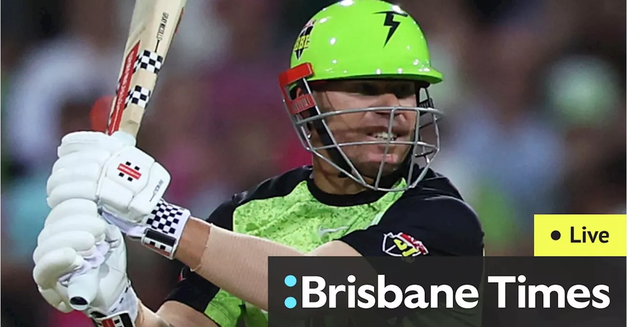 Live BBL final updates: Hobart Hurricanes Sydney Thunder v Sydney Thunder in Twenty20 final