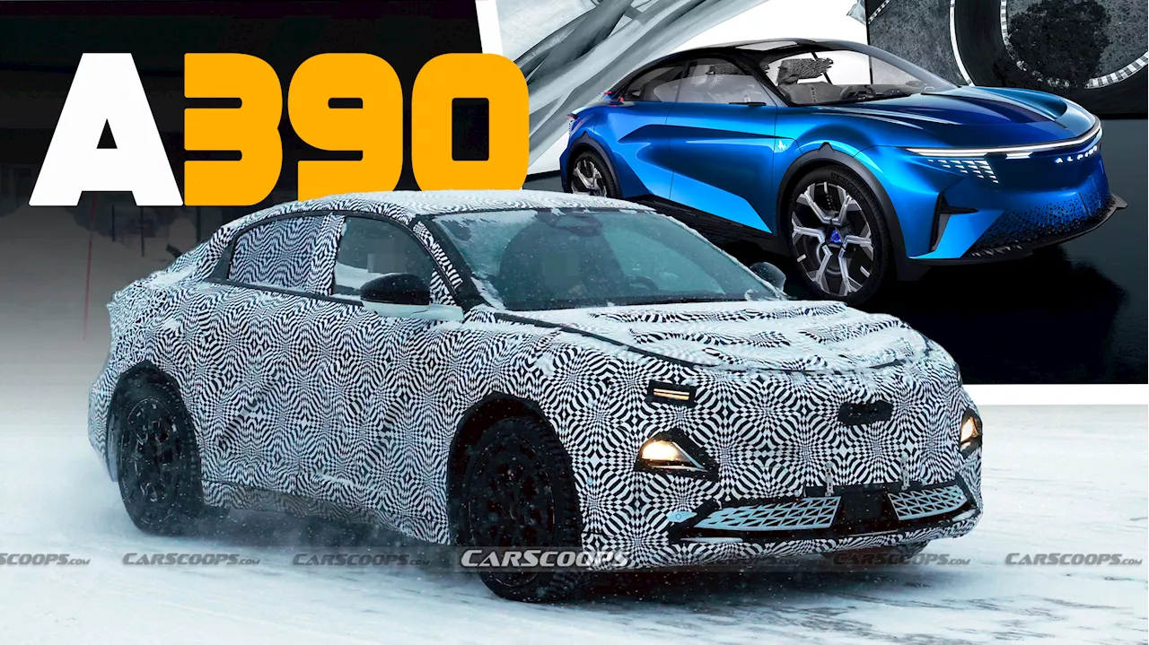 Spy Shots: Alpine A390 Electric Crossover Spotted Testing