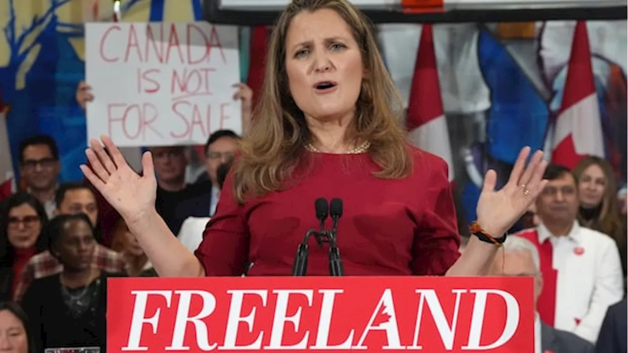 Freeland Plans to Stand Up to Trump With Dollar-for-Dollar Tariffs