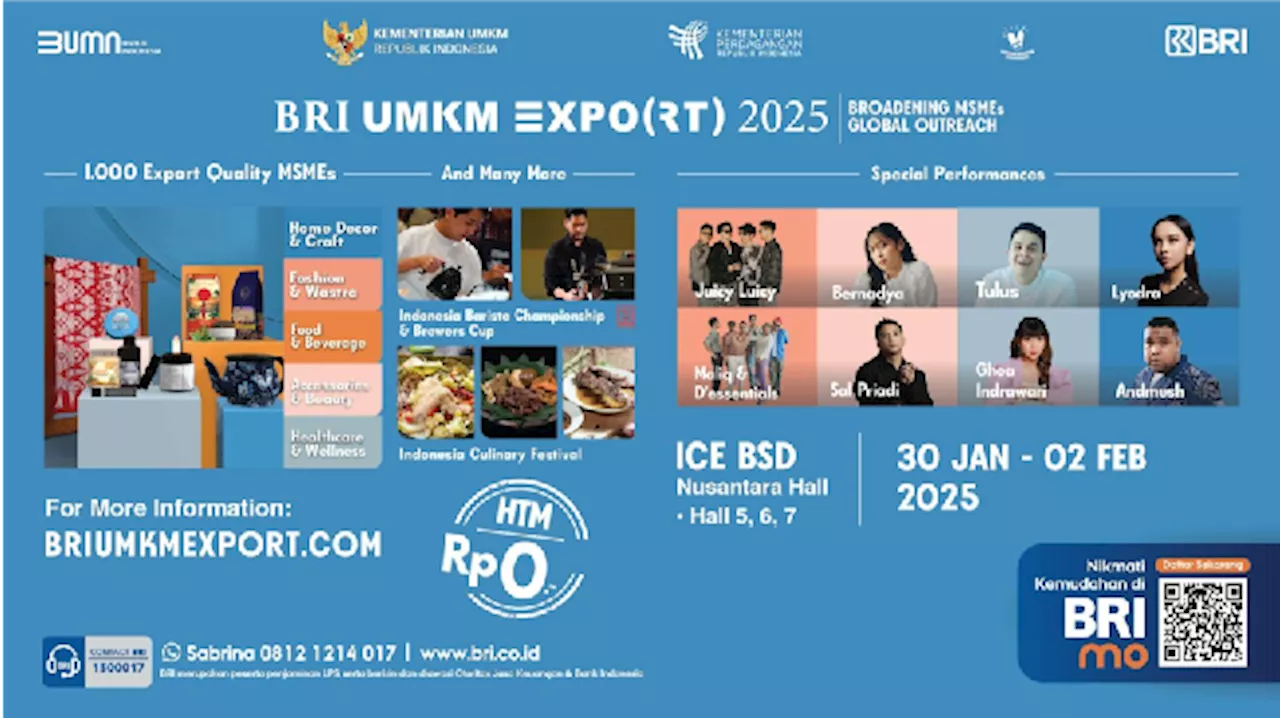 BRI UMKM EXPO(RT) 2025: Memacu Pertumbuhan Ekonomi Melalui UMKM