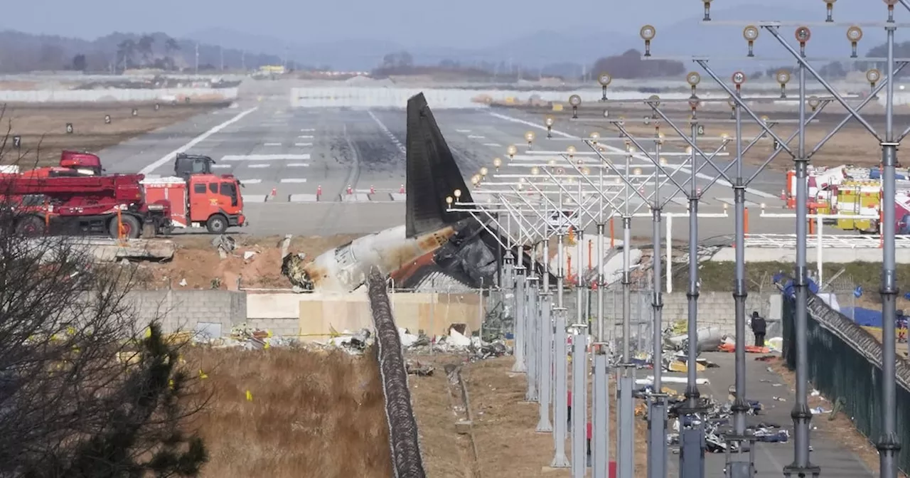 Boeing 737-800 Plane Wreckage Found at Muan International Airport