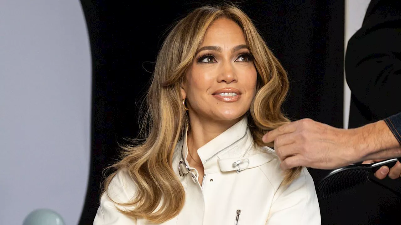 Jennifer Lopez looks sleek in winter white while attending the Sundance Film Festival in Park City