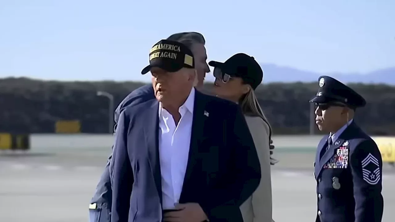 Melania Trump and Gavin Newsom's Cheek Kiss Sparks Online Frenzy