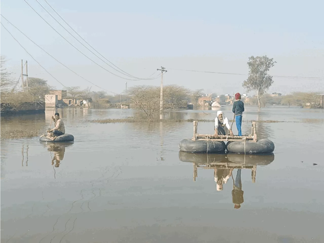 हरियाणा के नूंह जिले के गांव जेवंत में जलभराव से राहत, सिंचाई मंत्री ने 3 करोड़ 75 लाख रुपए मंजूर किए