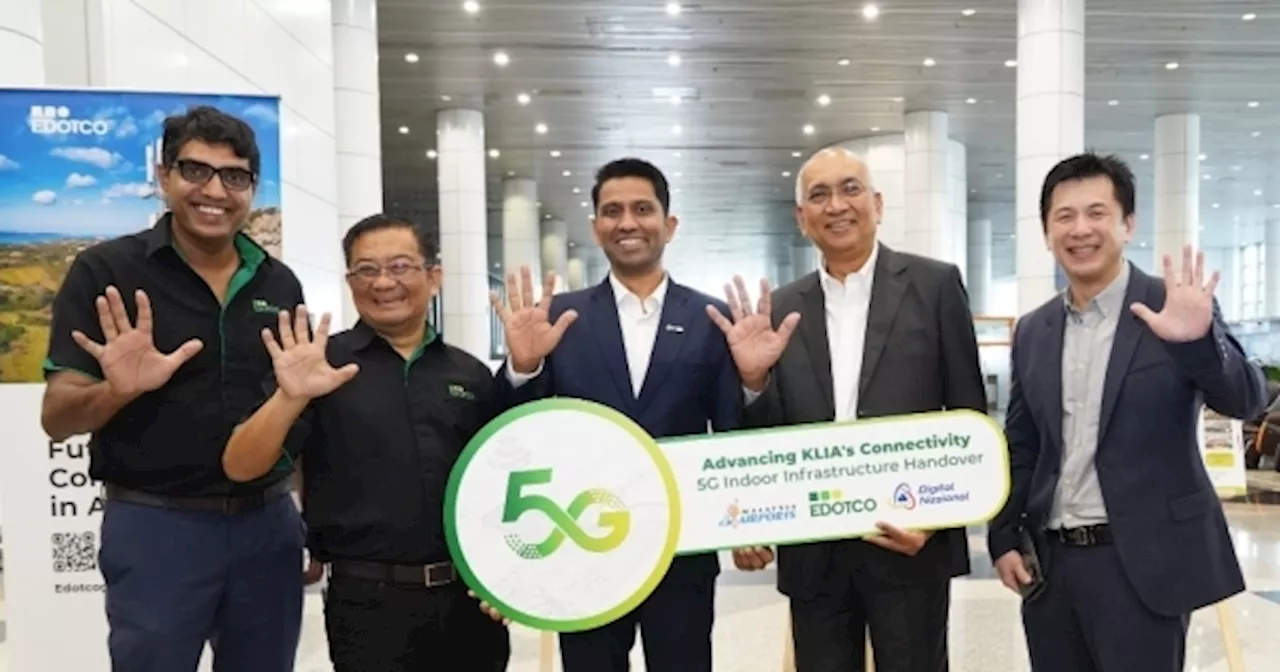 DNB, Edotco enhance passenger experience with indoor 5G coverage in KLIA and KLIA2