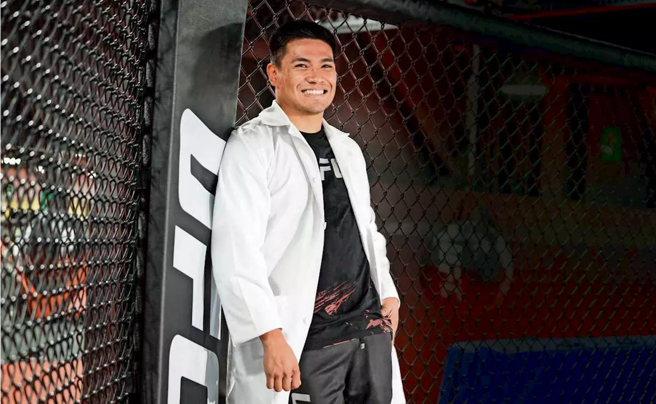 David Martínez, médico del IMSS debutará en la UFC; enfrentará al brasileño Saimon Oliveira