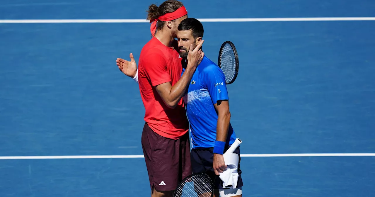 Djokovic tröstet Zverev nach Australian-Open-Niederlage