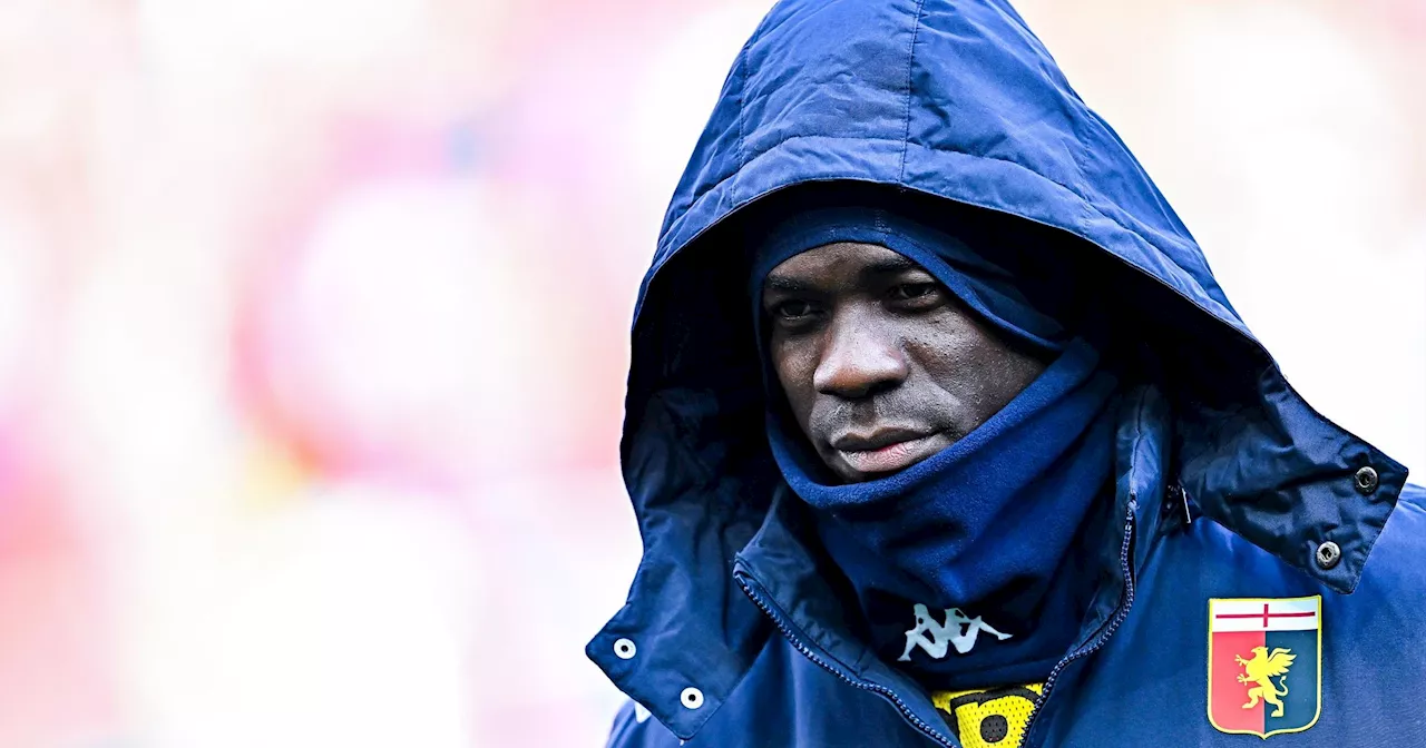 Fine dell'avventura di Balotelli al Genoa