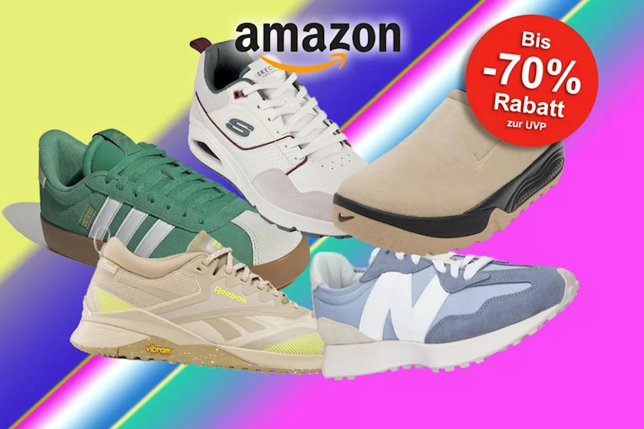 Mega Amazon Sneaker Sale: Stylische Schuhe bis zu -70% Rabatt