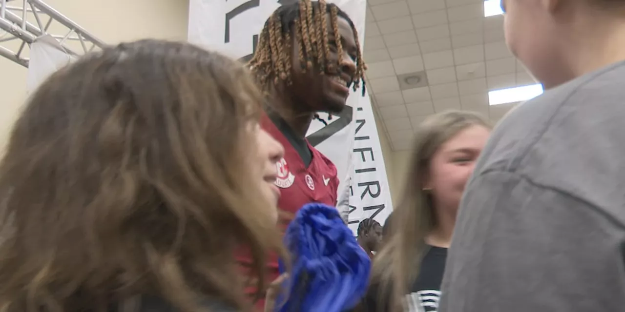 Senior Bowl Players Spread Joy at Infirmary Health with Big Brothers Big Sisters Visit