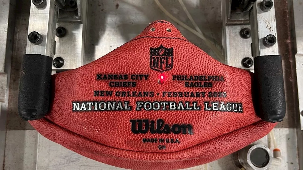 Wilson Factory Rushes to Produce Super Bowl Footballs