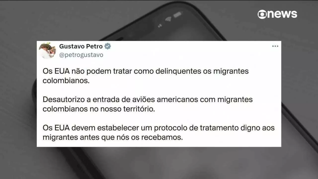 Crise Diplomática entre EUA e Colômbia: Deportações, Tarifas e Vistos Ameaçados