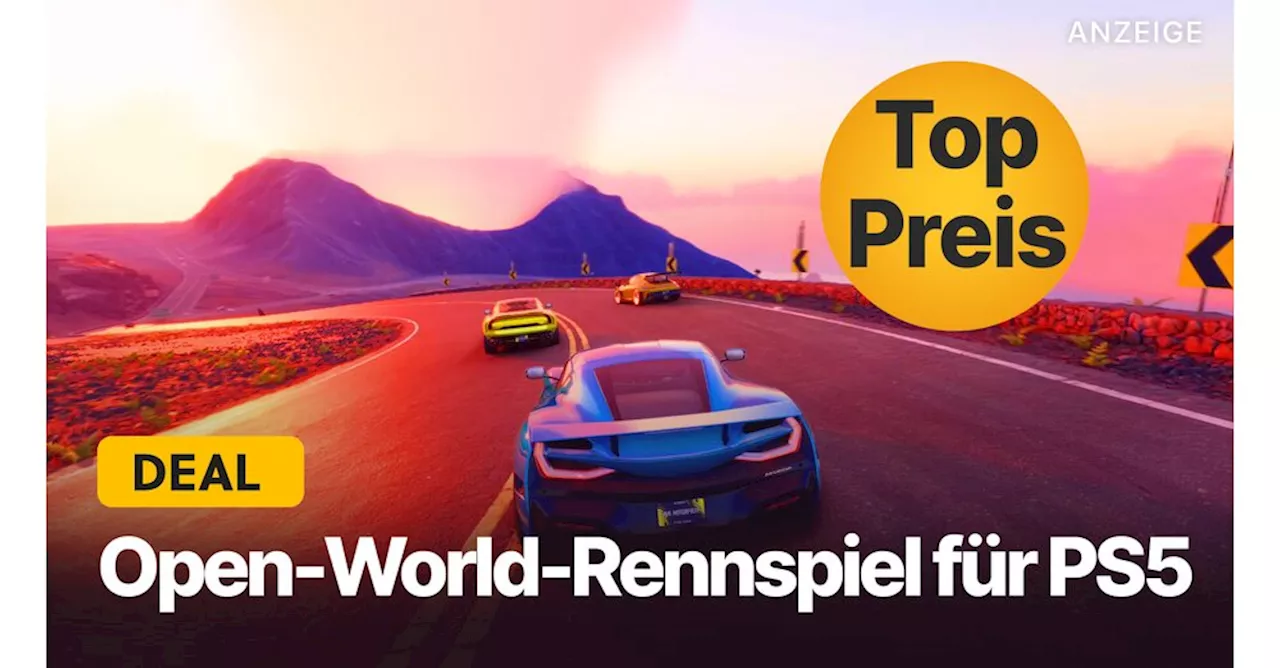 Open-World-Rennspiel für PS5 im Angebot: Rast jetzt mit 700 Fahrzeugen über zwei wunderschöne Inseln!