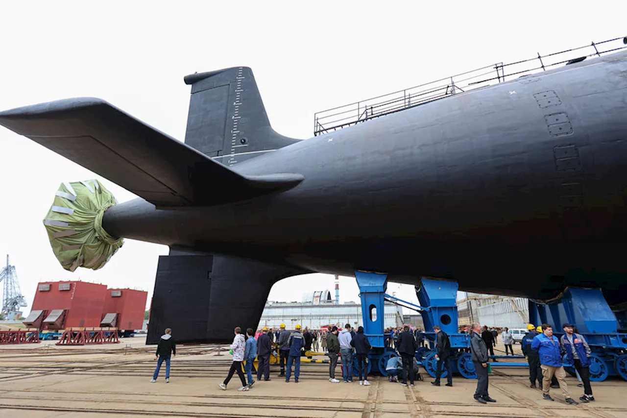 Новая российская подводная лодка «Архангельск» пришла на Северный флот