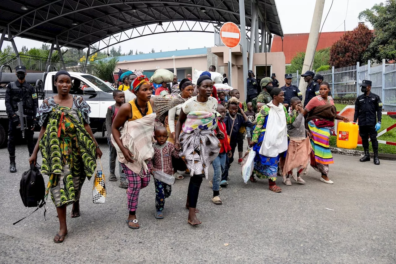 Residents in Goma flee after Rwanda-backed rebels claim takeover of eastern Congo’s largest city