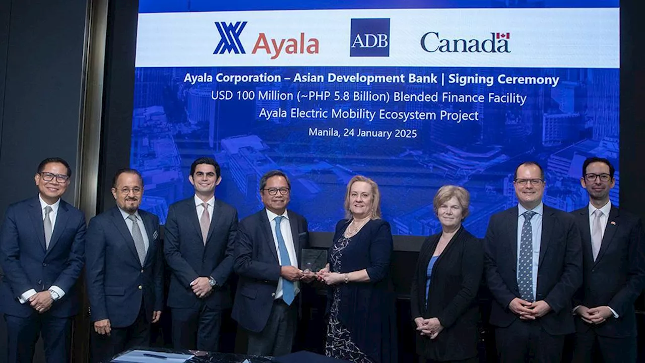 ADB, Ayala ink $100-M financing deal to boost PH electric mobility