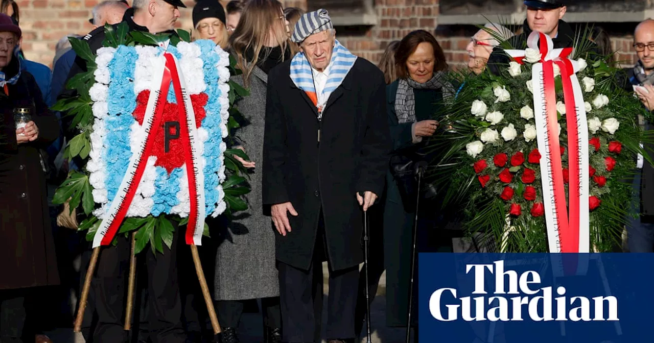 ‘Memory hurts, memory guides’: Auschwitz survivors mark anniversary with warnings over rising antisemitism