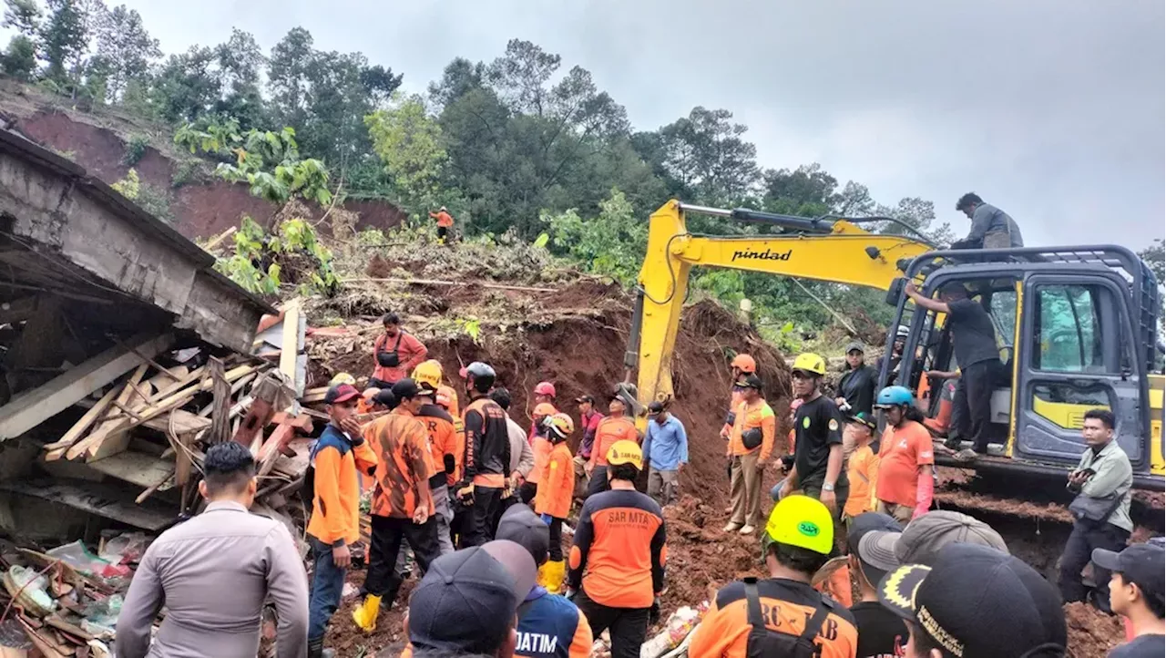 Cuaca Ekstrem hingga Akhir Januari, Lima Daerah di Jatim Rentan Longsor