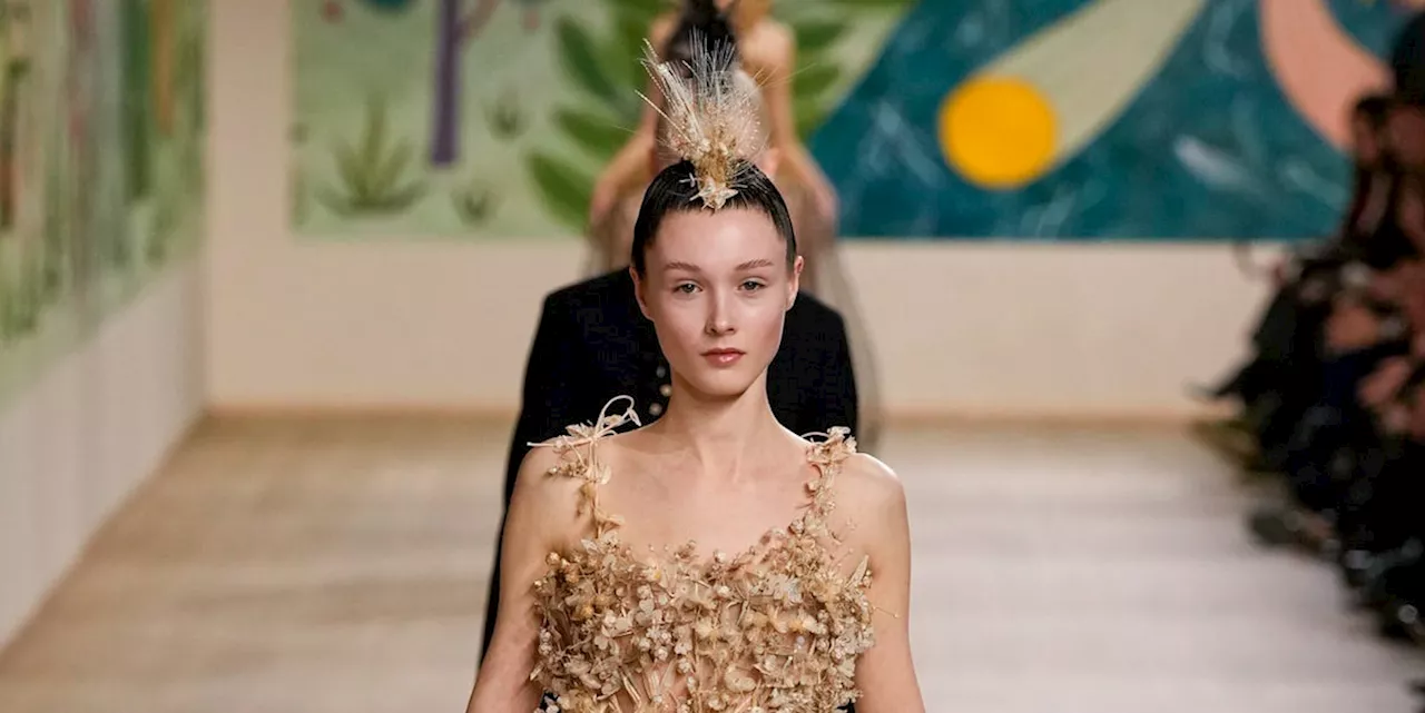 Dior's Spring-Summer 2025 Haute Couture Show: Romantic Punk Beauty