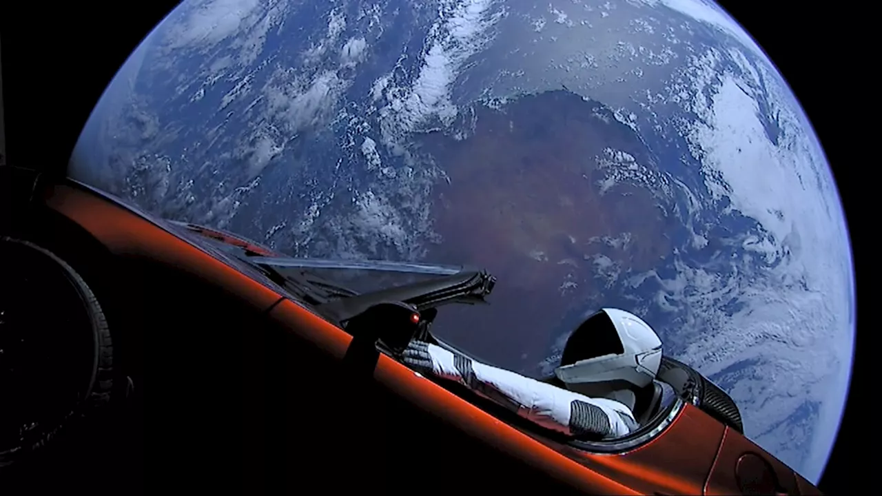 El Tesla Roadster de Elon Musk, confundido con un asteroide