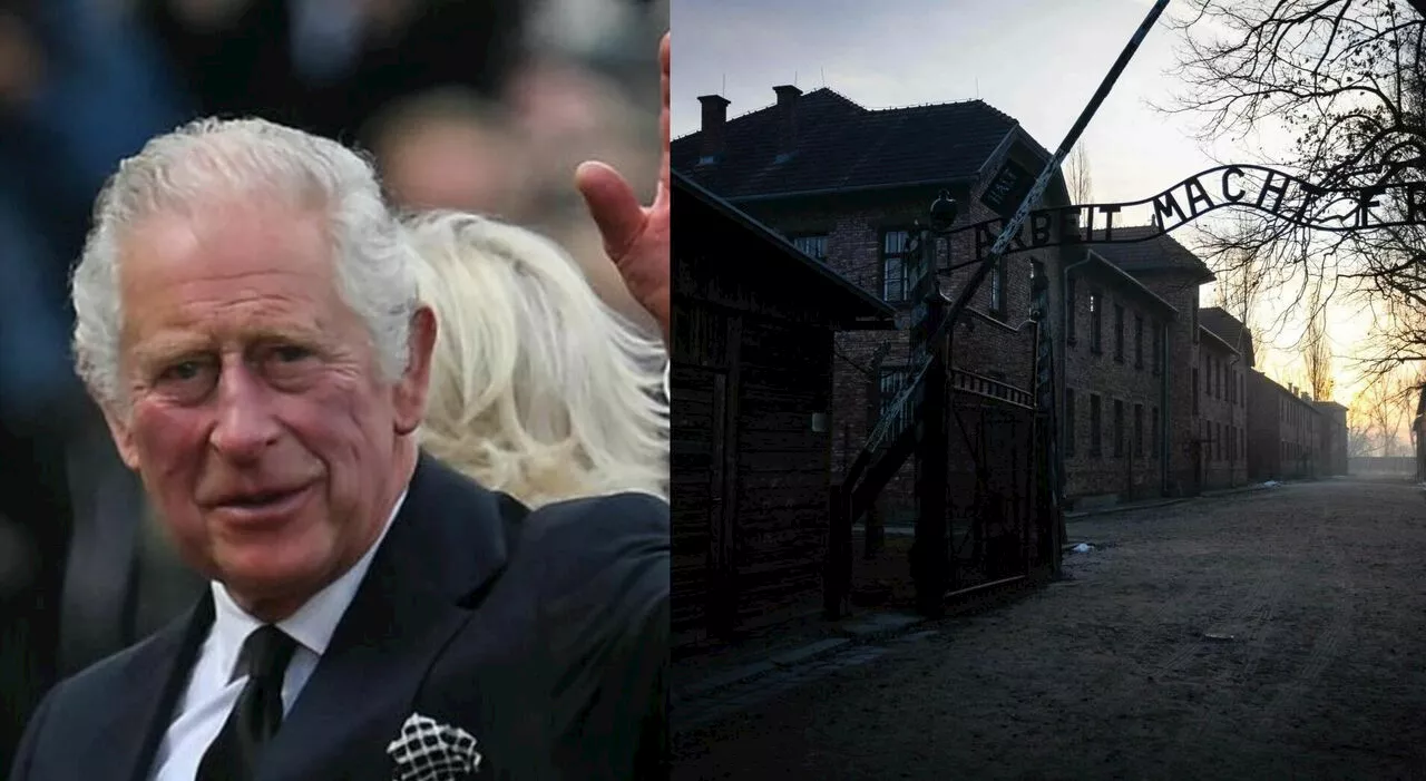 Re Carlo visita Auschwitz per l'80° anniversario della liberazione