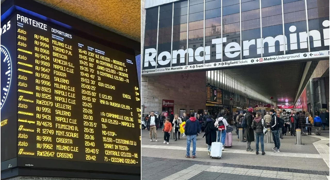 Treni in ritardo: Disagi sulla linea Roma-Napoli per guasto tecnico a Anagni