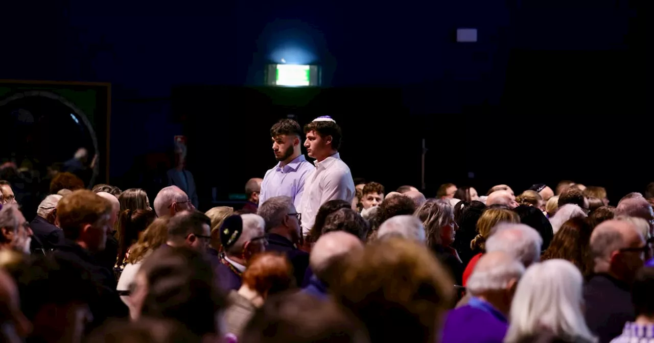 Protesters Walk Out of Holocaust Memorial Day Speech as President Higgins Mentions Gaza Ceasefire