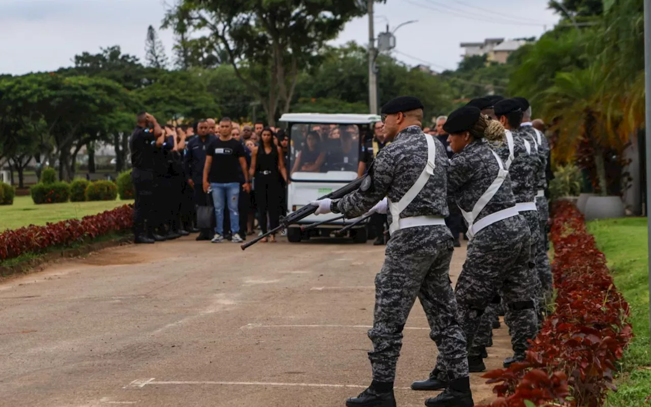 PM morto em tentativa de assalto é enterrado com honrarias: 'profissional respeitador'