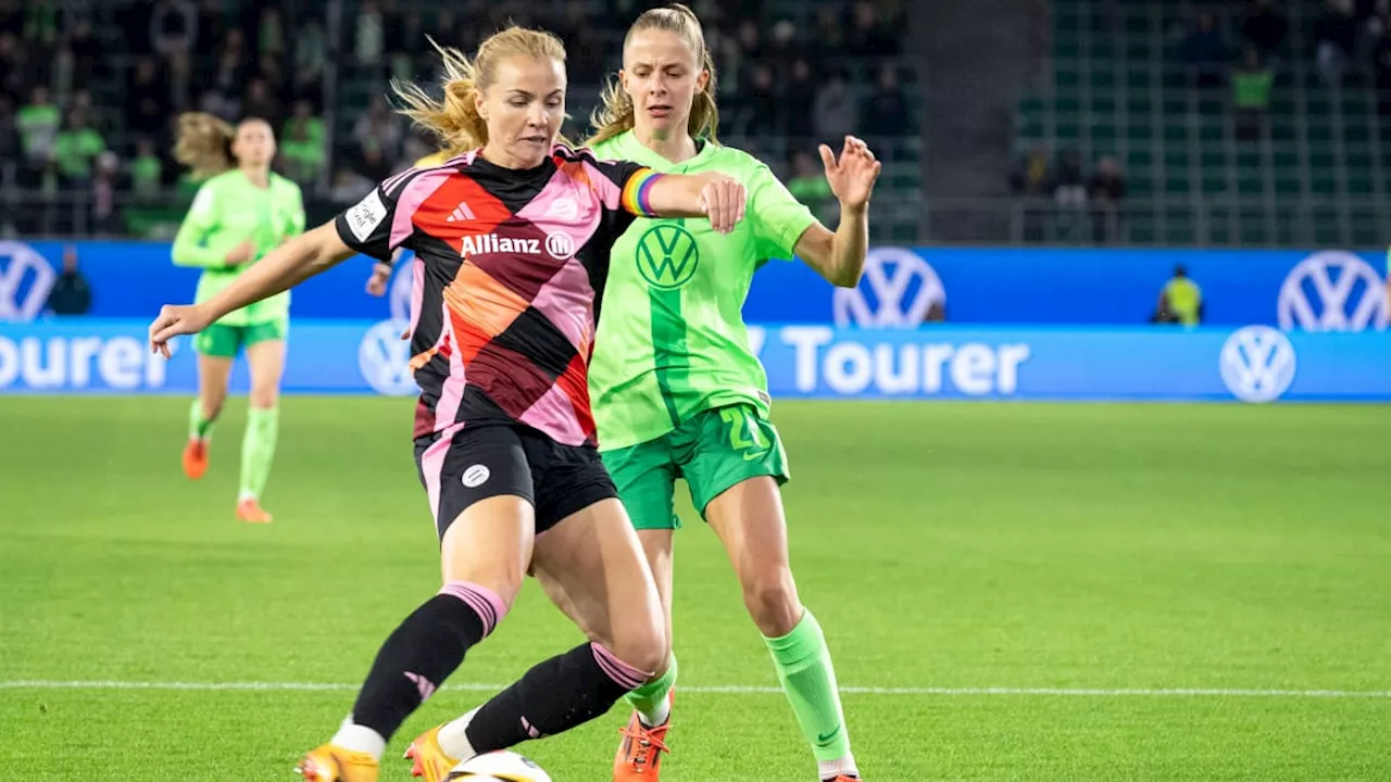 DFB plant Spitzenspiel Frauen-Bundesliga zwischen Bayern München und VfL Wolfsburg