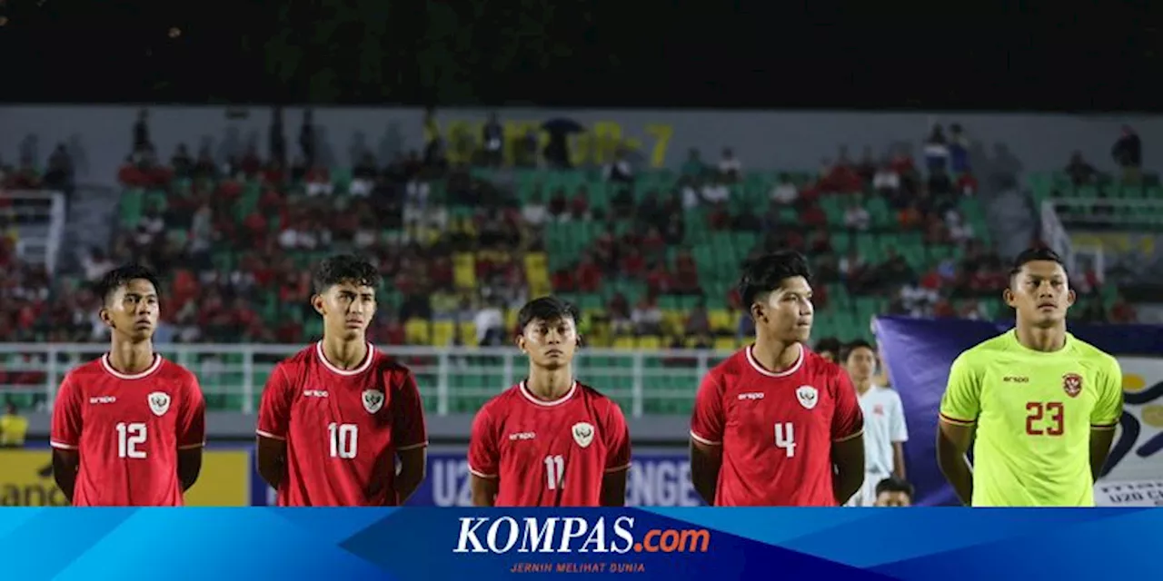 Line Up Timnas U20 Indonesia Vs Suriah: Buffon dan Kaka Starter