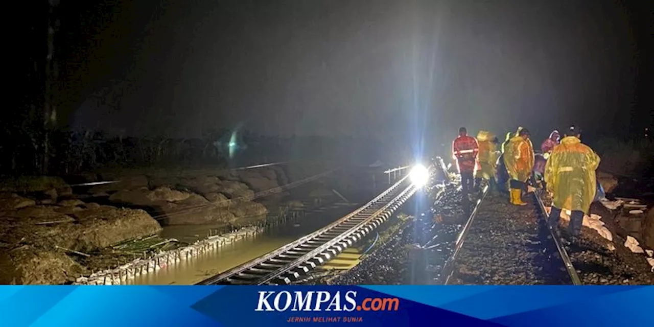 KAI Tutup Jalur Kereta Api Akibat Kecelakaan di Grobogan