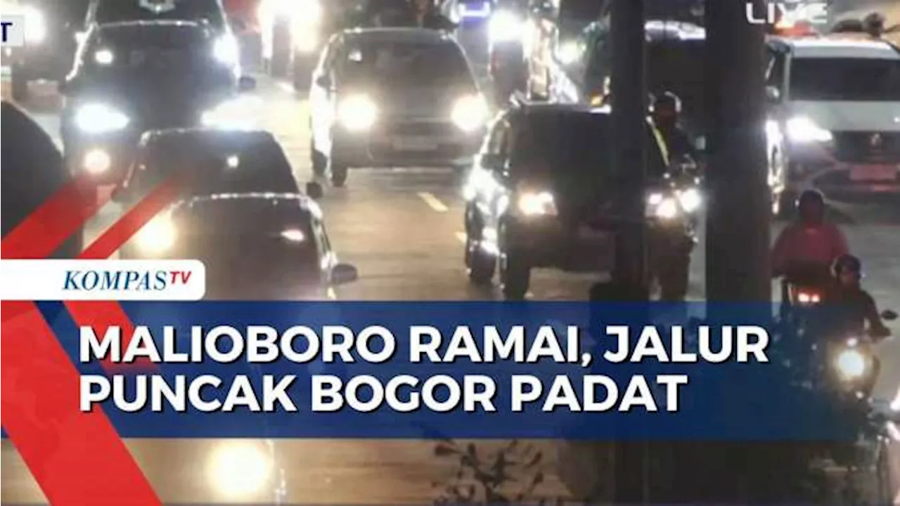 Malioboro Yogyakarta Ramai Wisatawan, Puncak Bogor Terjebak Kemacetan