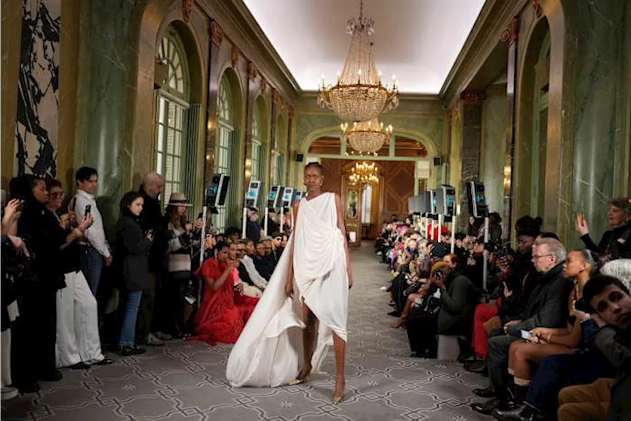 Imane Ayissi celebrates African craftsmanship with modern elegance at Paris Couture Week