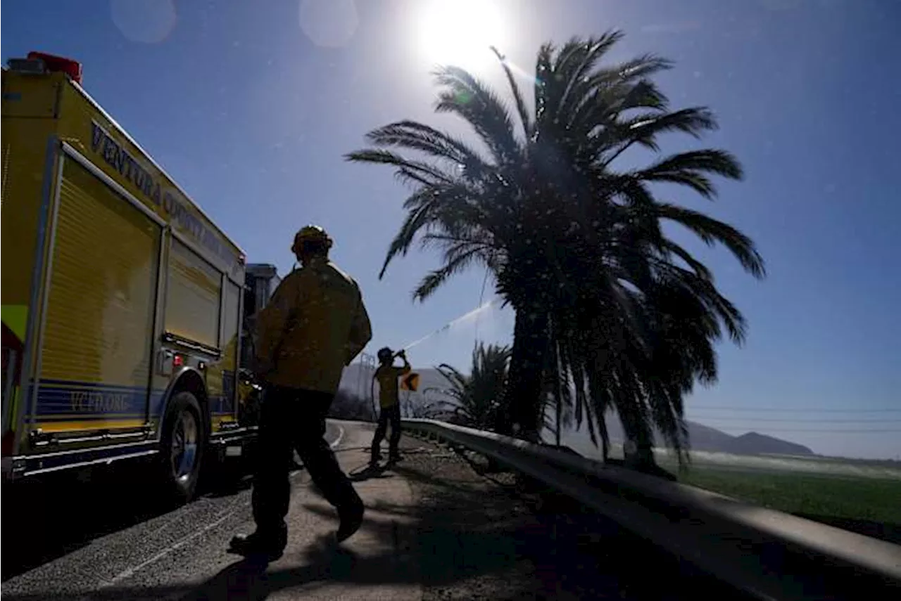 Rain in Southern California creates mudflows but helps firefighters