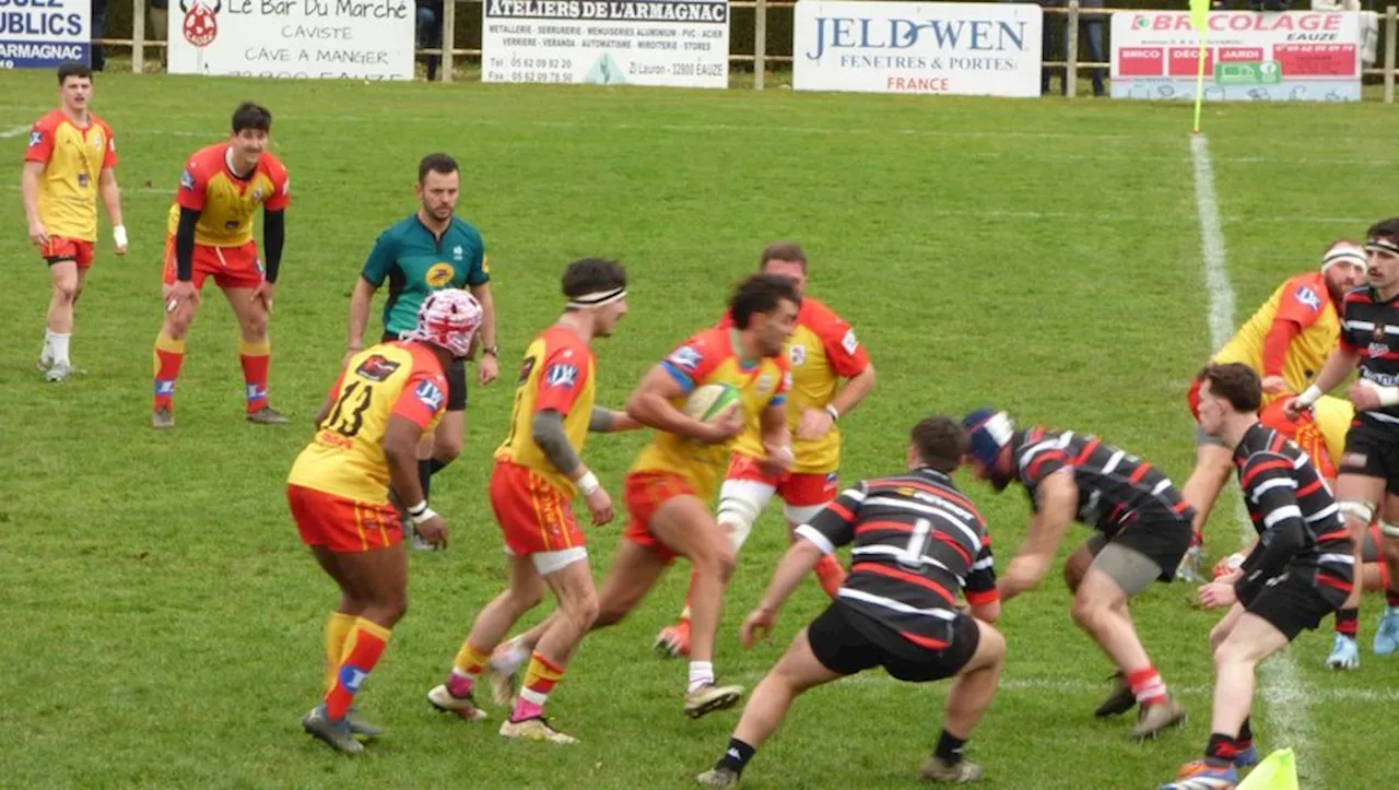 Eauze s'impose face au leader Montréjeau dans un match haletant