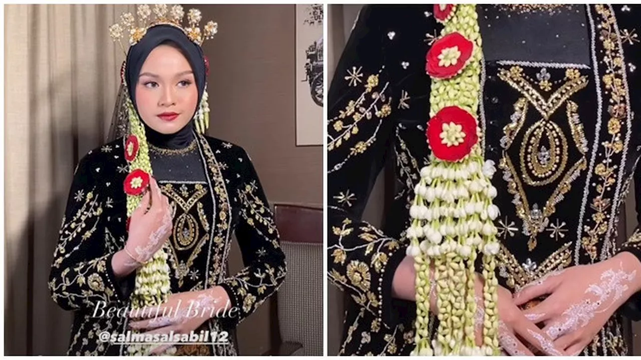 Salma Salsabil Tampil Anggun dalam Baju Adat Jawa di Resepsi Pernikahannya