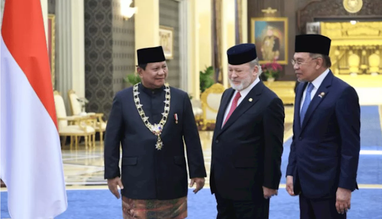 Prabowo Kunjungi Malaysia, Bertemu Sultan Ibrahim dan Anwar Ibrahim