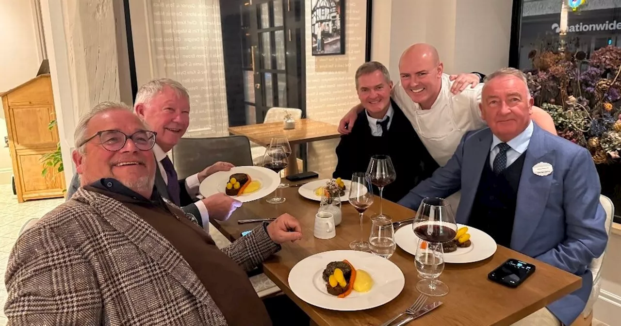 Sir Alex Ferguson Celebrates Burn's Night with Haggis at New Fine Dining Restaurant