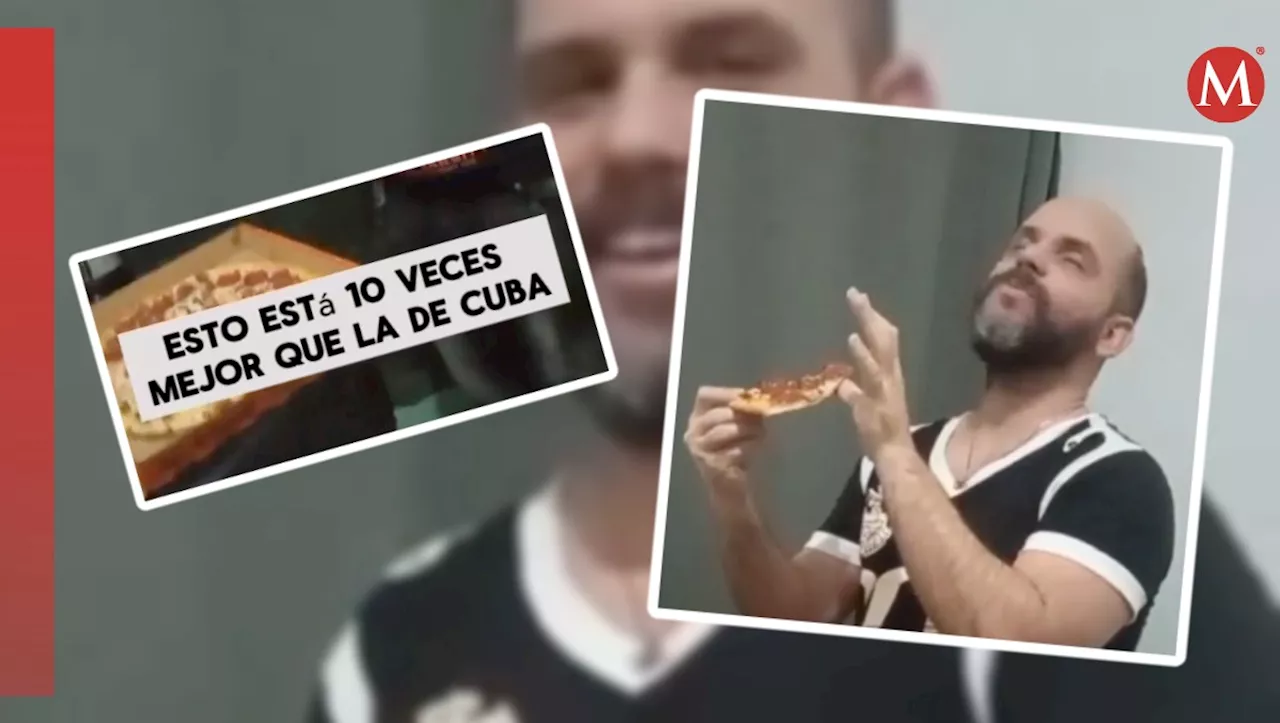 Cubano Pruebas Pizza por Primera Vez en México y Reacciona con Sorpresa