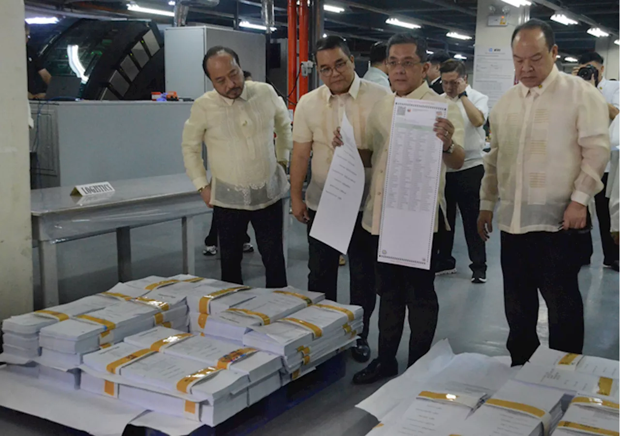 Comelec Resumes Ballot Printing for 2025 Midterm Elections