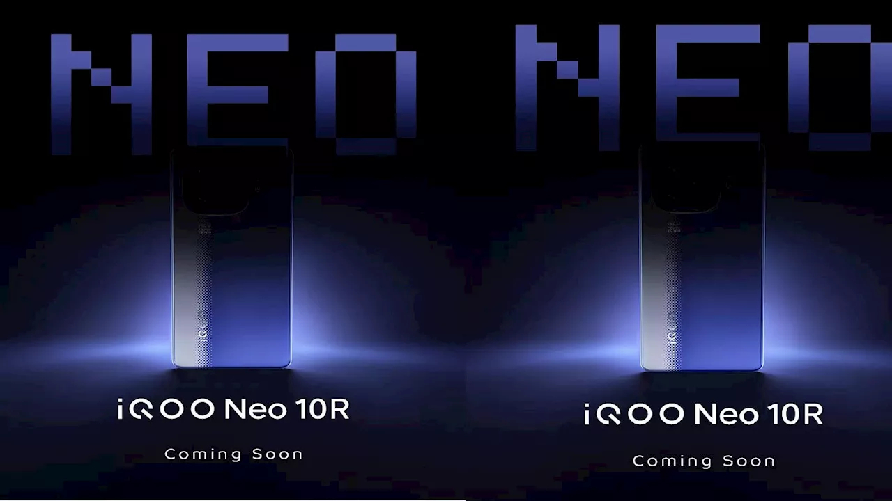 iQOO Neo 10R भारत में लॉन्च को तैयार, मिलेगी 6400mAh बैटरी और 50MP कैमरा सेंसर