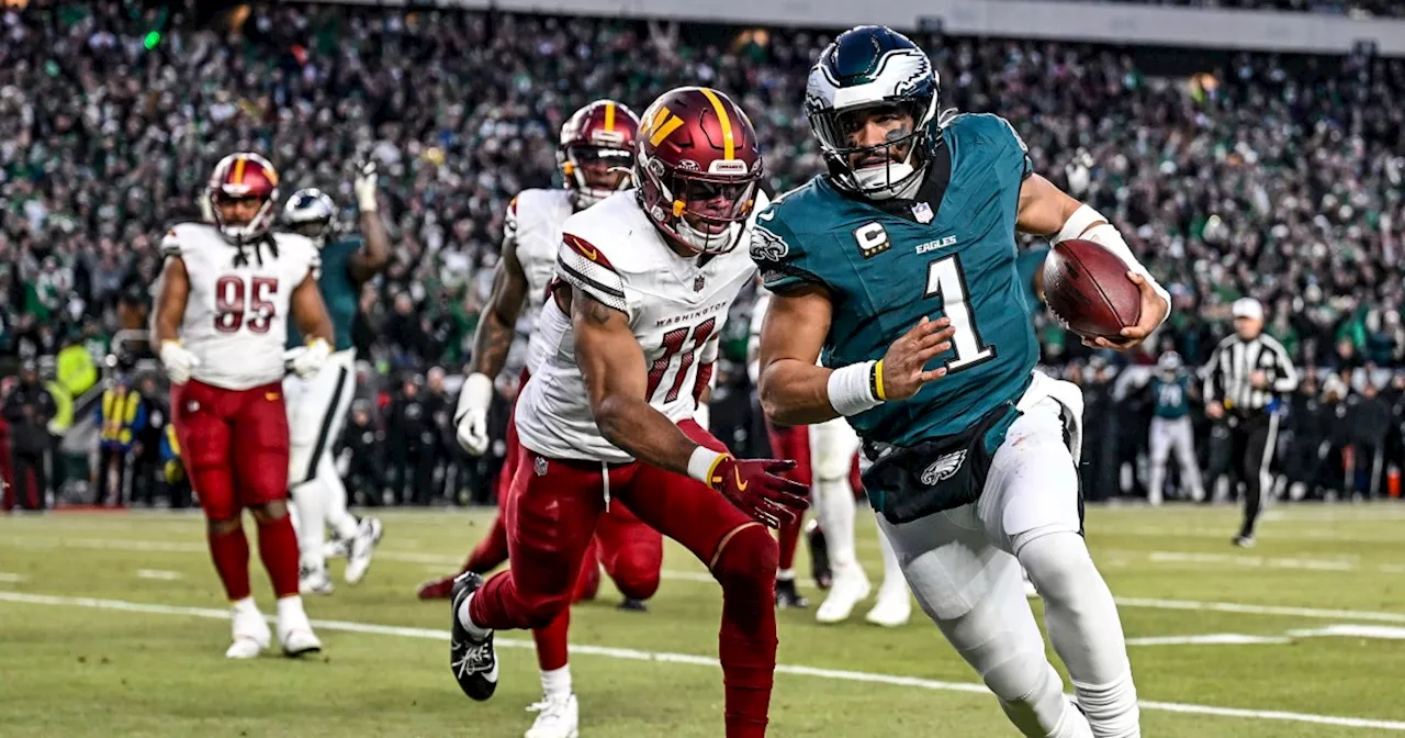 Hurts Breaks Free, Leads Eagles to Dominant NFC Championship Win