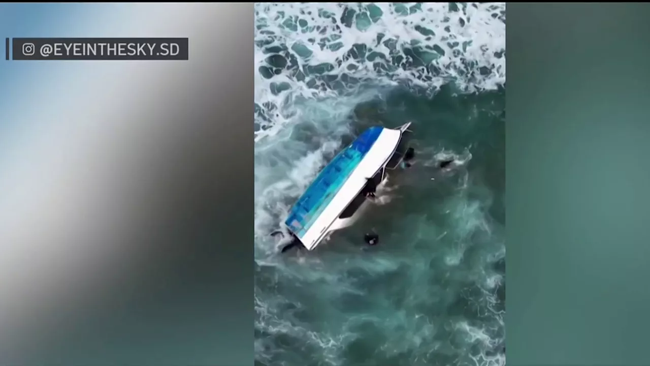 Drone Captures Migrant Boat Capsizing Off San Diego Coast