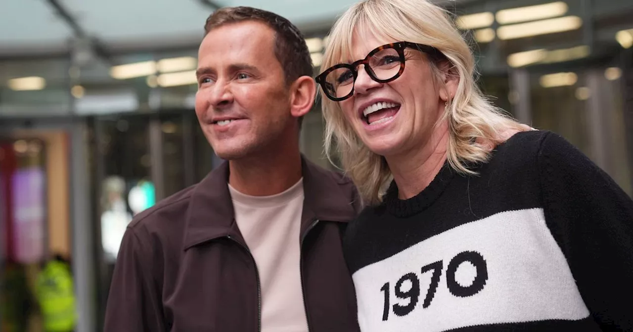 Zoe Ball in tears and 'so proud' of Scott Mills as he takes over Radio 2 Show