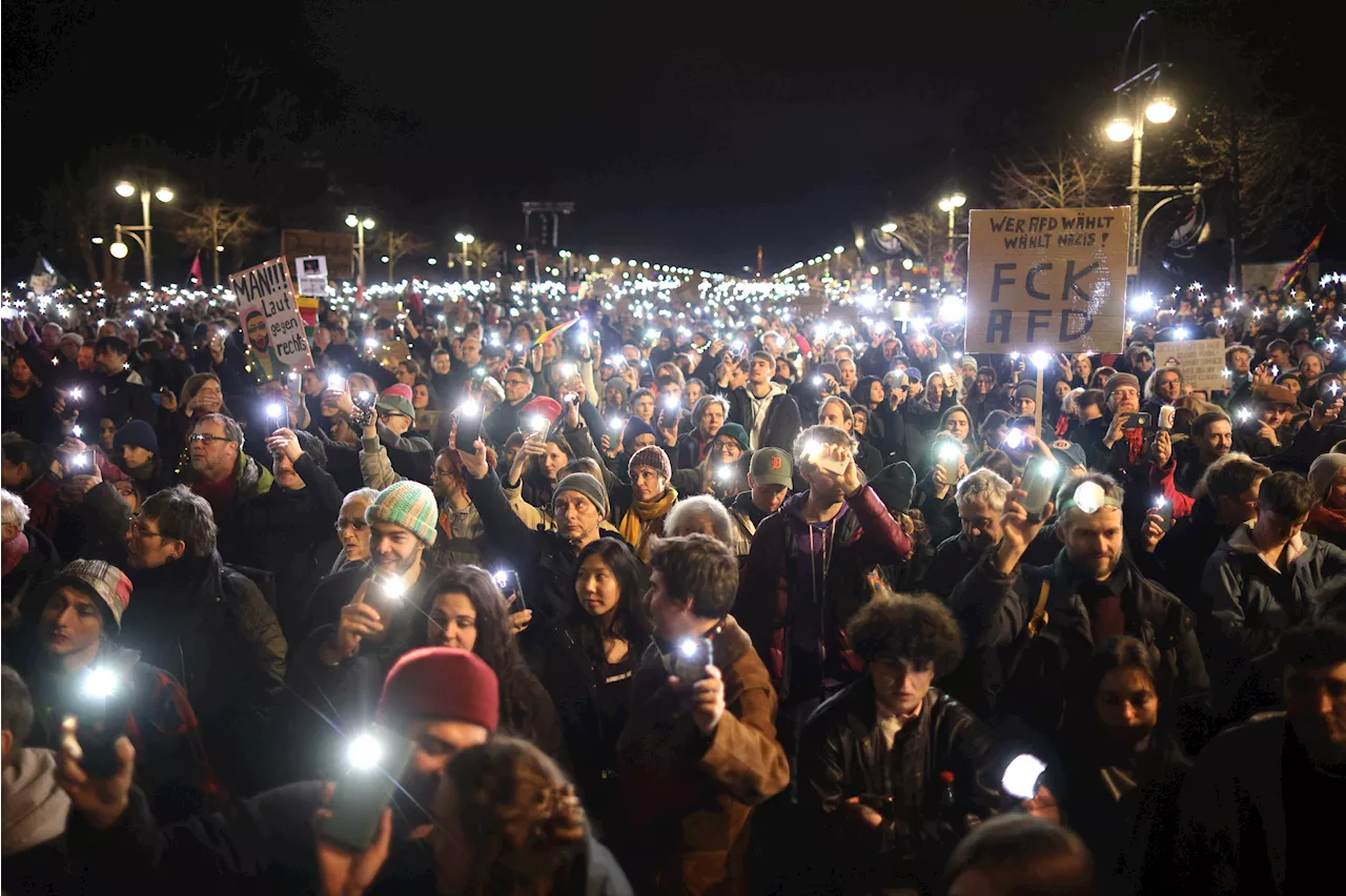 Protests Erupt in Germany Against AfD, as Elon Musk Backs Far-Right Party