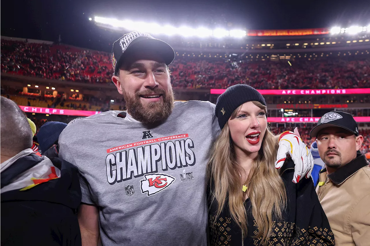 Taylor Swift and Travis Kelce Share Sweet Exchange After Chiefs' AFC Championship Win